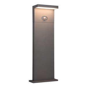 Antracit golvlampa utomhus solcell modern, Nesrin, 5W, white switch LED, IP65