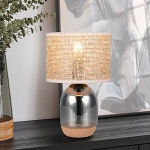 Krom bordslampa rustik, Madui