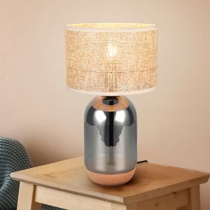 Krom bordslampa rustik, Madui