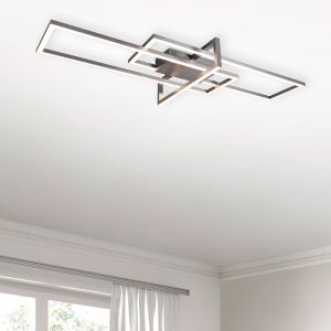 Nickel plafond modern, Hatun, 34W, 3000K LED