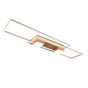 Brun plafond design, Sohaib, 37W, varm till kall vit justerbar LED, 3 stegs dimmer