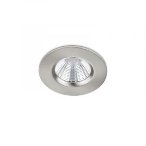 Nickel infälld spotlight badrum modern, Iman, 5W, 3000K LED, IP65