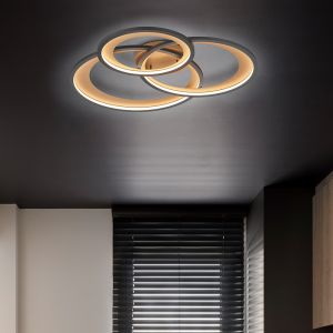 Svart plafond modern, Kendi, 36W, 3000K LED
