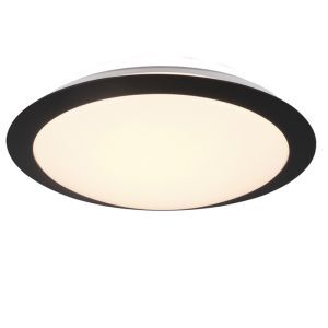 Vit taklampa badrum plast, Ronan, 12W, 3000K LED, IP44