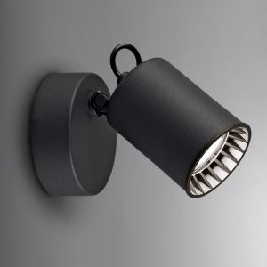 Svart väggspotlight modern, Shaquan