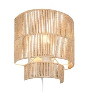Papper vägglampa brun, Ravian