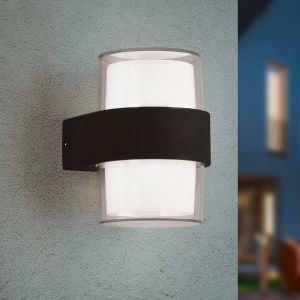 Antracit utelampa modern, Yeliz, 4,6W, 3000K LED, IP54