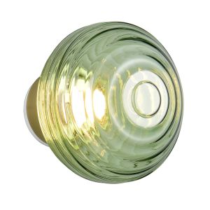 Grön uppladdningsbar vägglampa modern, Walid, 1,5W, 3000K LED, 3 stegs dimmer