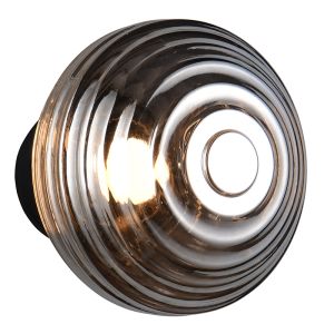 Grå uppladdningsbar vägglampa modern, Walid, 1,5W, 3000K LED, 3 stegs dimmer