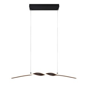 Svart fönsterlampa design, Quirinus, 18W, 4000K LED