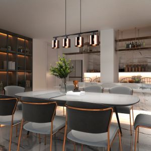 Brons fönsterlampa design, Loeka