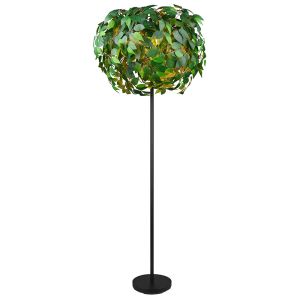 Grön golvlampa design, Urwa, med brytare