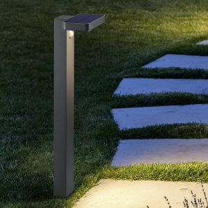 Antracit golvlampa utomhus med rörelsesensor modern, Summer, 4,5W, 3000K LED, IP44