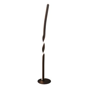 Svart golvlampa design, Quirinus, 19W, 4000K LED, med brytare