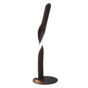 Svart bordslampa design, Quirinus, 10W, 4000K LED, med brytare