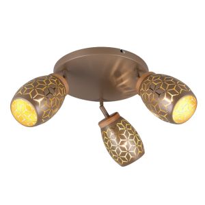 Brun spotlight tak modern, Delana