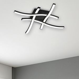 Svart plafond modern, Go, 5W, 3000K LED