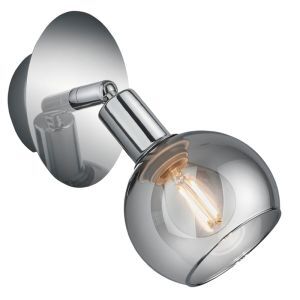 Krom väggspotlight modern, Omari