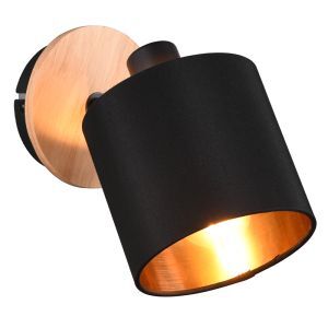 Brun väggspotlight modern, Koge