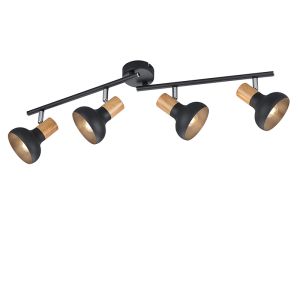 Svart spotlight tak modern, Toos