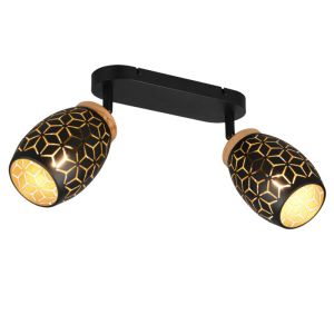 Svart spotlight tak modern, Delana