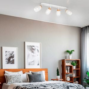 Vit spotlight tak modern, Delana