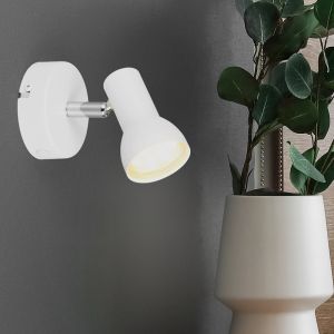 Vit väggspotlight modern, Sabrin