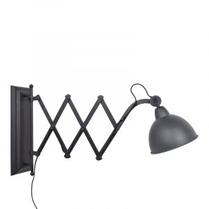 Industri vägglampa svart, Borani