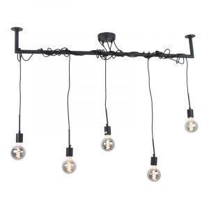 Industri fönsterlampa svart, Kester