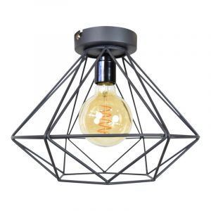 Industri taklampa svart, Merlon
