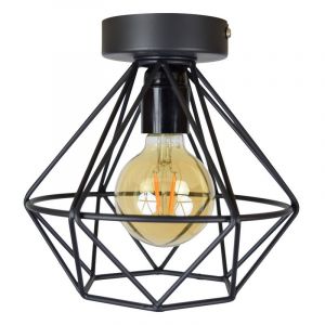 Industri taklampa svart, Merlon