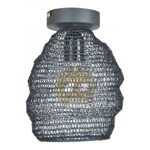 Industri taklampa svart, Lida