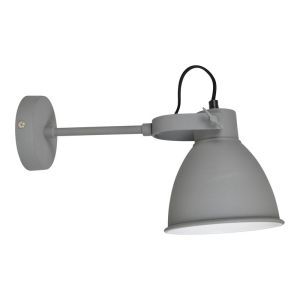 Industri vägglampa grå, Locker