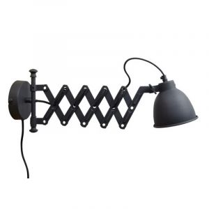 Industri vägglampa svart, Borani