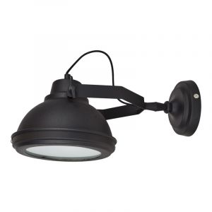 Industri vägglampa svart, Fien