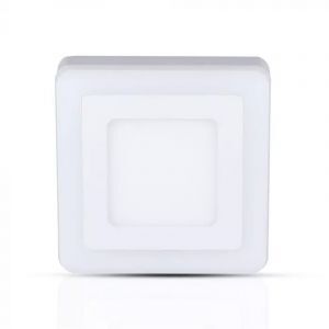 Plast trapphusbelysning vit, Haley, 8W, 3000K LED, IP54