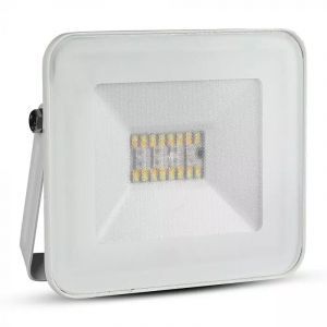 Vit smart strålkastare modern, Leander, 20W, justerbar ljusfärg LED, IP65