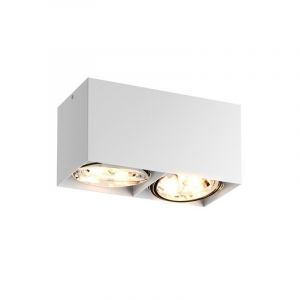 Modern utanpåliggande spotlight vit, Harup
