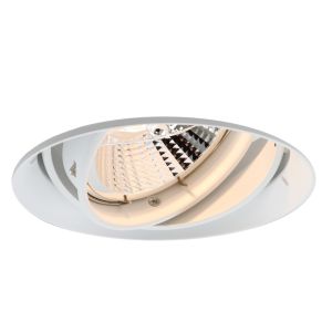 Modern infälld spotlight trimlös vit, Wilhelm, GU10 AR111