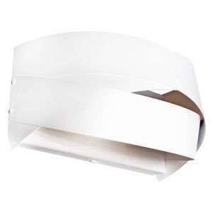 Modern vägglampa vit, Tanno