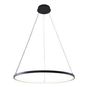 Design fönsterlampa svart, Kubra, 28W, varm till kall vit justerbar LED