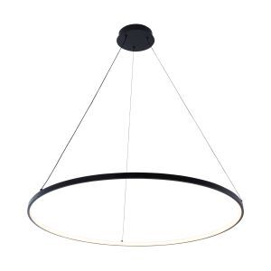 Design fönsterlampa svart, Kubra, 36W, varm till kall vit justerbar LED