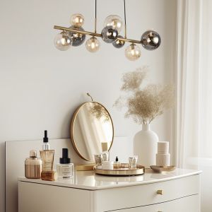 Design fönsterlampa mässing, Saad