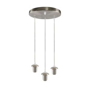 Aluminium fönsterlampa utan skärm krom, Rika
