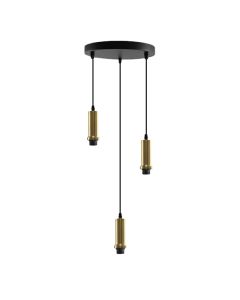 Aluminium fönsterlampa utan skärm guld, Rika