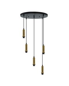 Aluminium fönsterlampa utan skärm guld, Rika