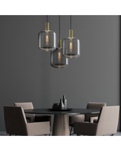 Modern fönsterlampa grå, Keanu