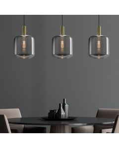 Modern fönsterlampa grå, Keanu