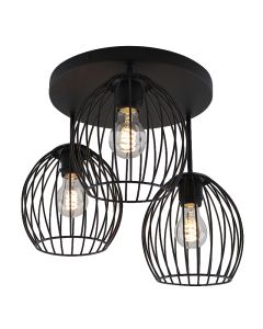 Industri taklampa svart, Wiro