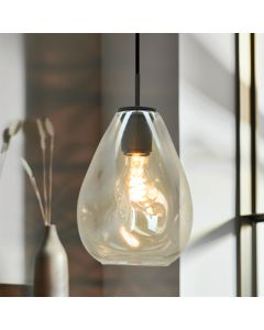 Design fönsterlampa bärnstensfärgad, Evito